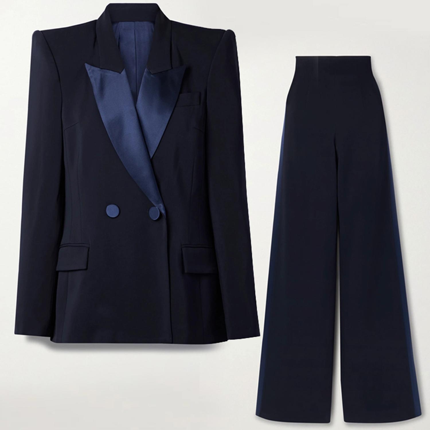 アリンジェントル ディープブルー ラペル レディース ツーピ - Womens Blazer のレビューと価格