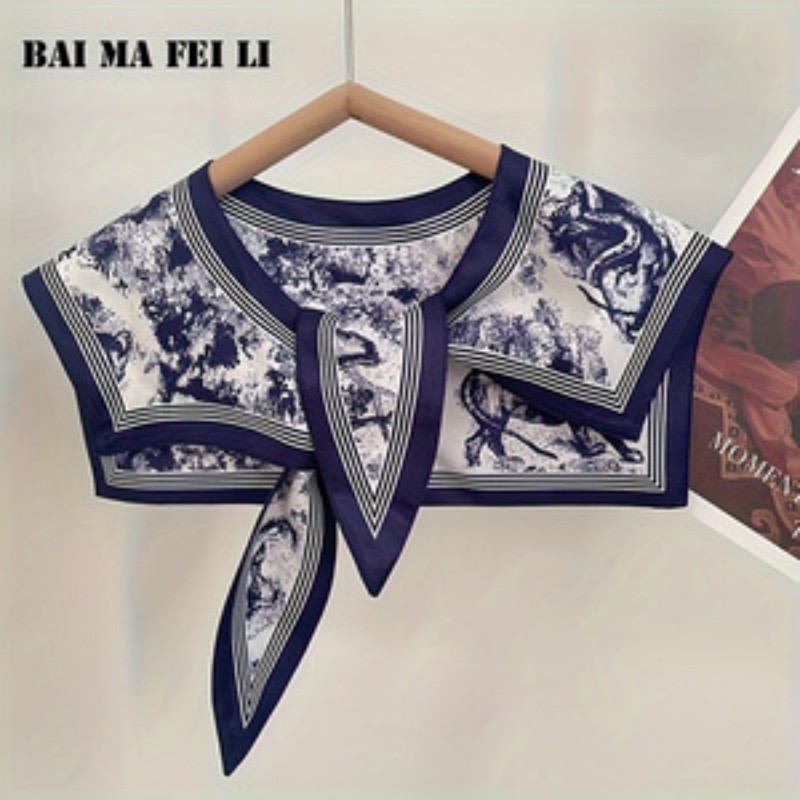 女性用多機能シルクスカーフ 春夏秋 ファッションシャツ襟飾り - Silk Blouse のレビューと価格