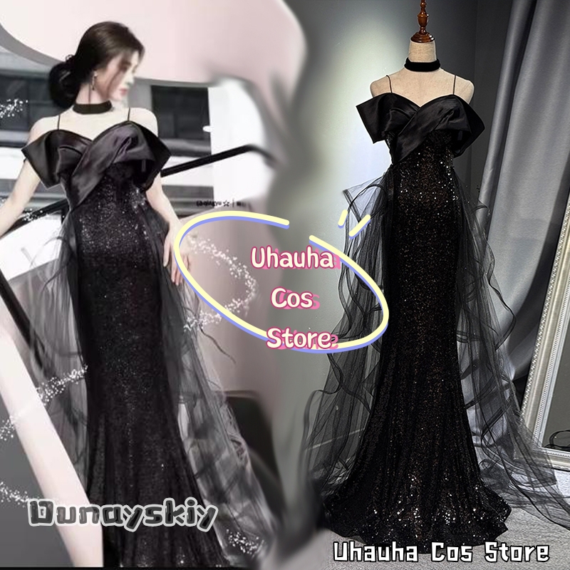 コスプレ高級イブニングドレス衣装 aBcUH@ブラックスパン - Evening Gown のレビューと価格